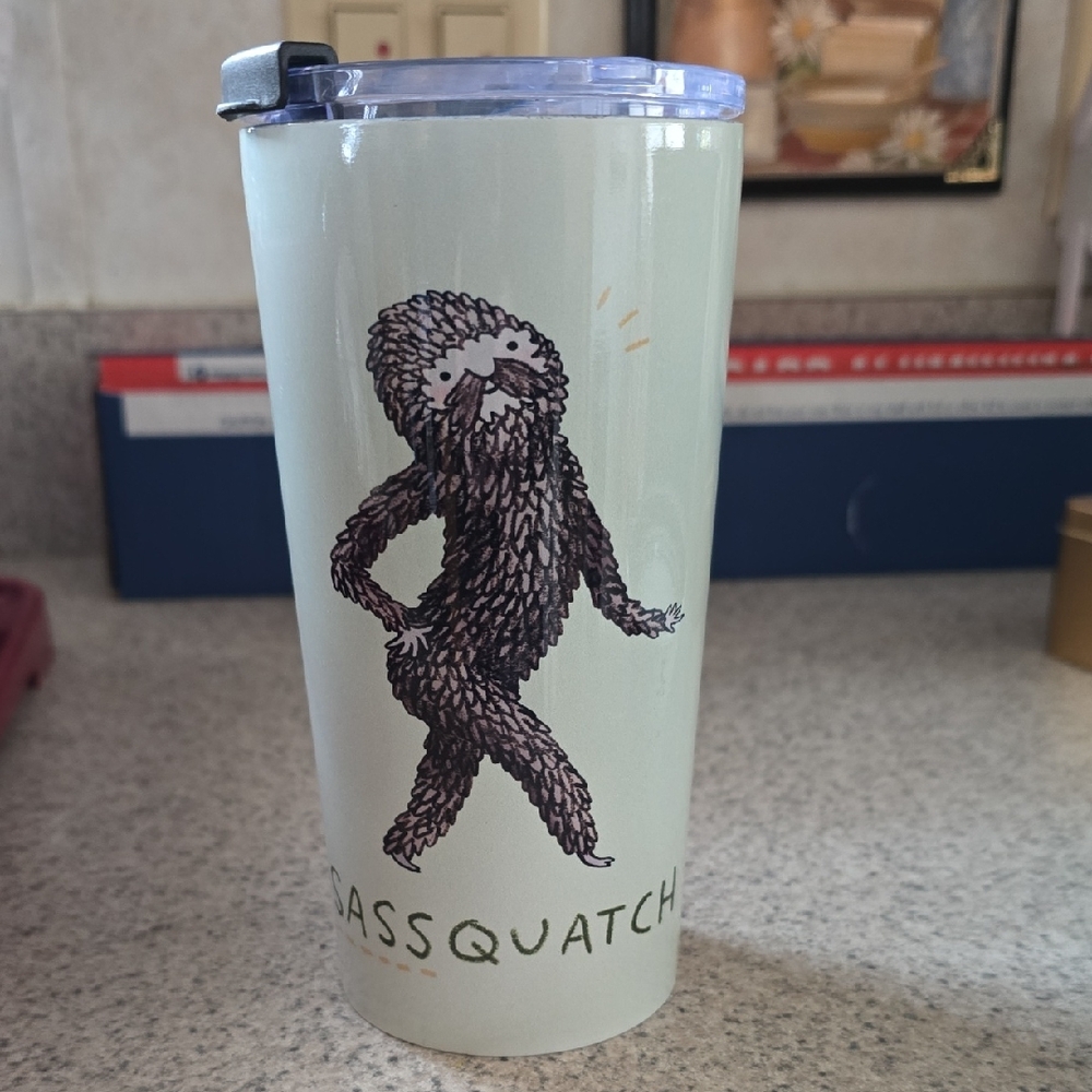 Sasquatch Travel Tumbler with Lid